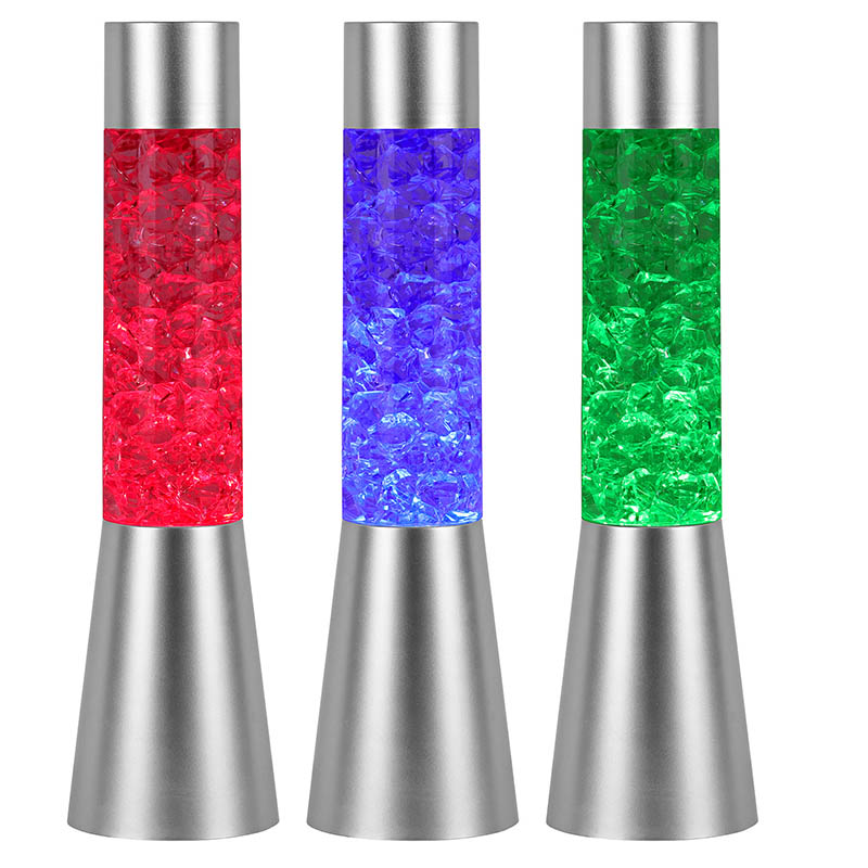 Đèn ngủ dạng lỏng lấp lánh đổi màu có đá hình giống như đá