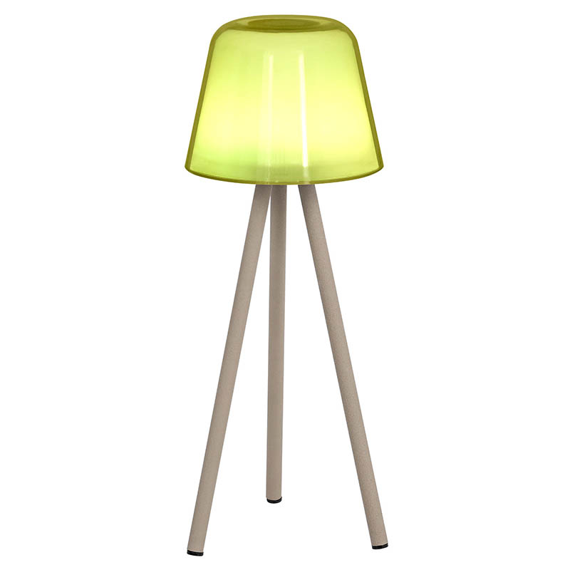Đèn bàn chân ba chân với bóng râm RGB